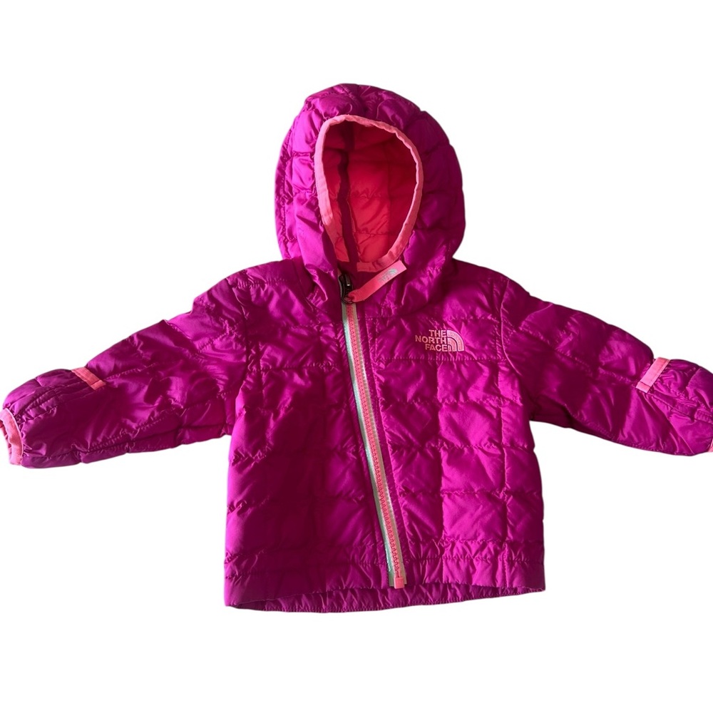 The North Face Kids Fuchsia Hooded Jacket